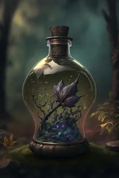 Potion of growth Stock Illustration