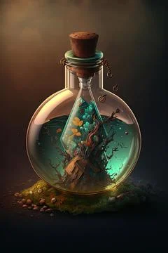 Potion of longevity Stock Illustration