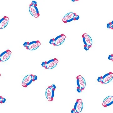 Potion magical liquid isometric icon seamless pattern 스톡 일러스트