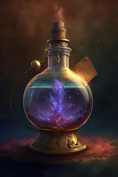 Potion of maximum power Stock Illustration