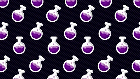 Potion Pattern Background Stock Footage 214407778