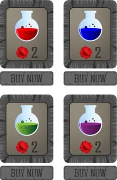 Potion shop Stock Illustration