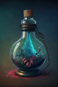Potion of water breathing Stock Illustration