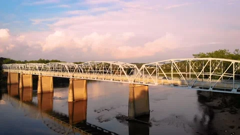 Potomac River bridge Stock Footage 135989416