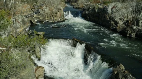 Potomac river rapids 스톡 동영상 82972706