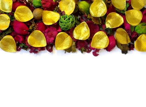 Potpourri border Stock Photos