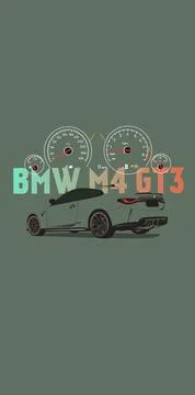 Potrait car Stock Illustration