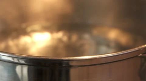 Pots on the stove Video stock 8690509