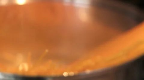 Pots on the stove Video stock 8690524