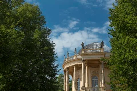Potsdam, Berlin, Germany, 17th August 2017, Belvedere on the Klausberg in San Stock Photos