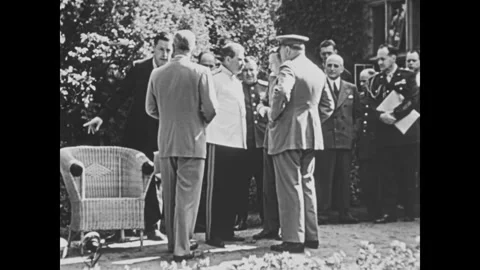 Potsdam Conference Stock Footage 296069573