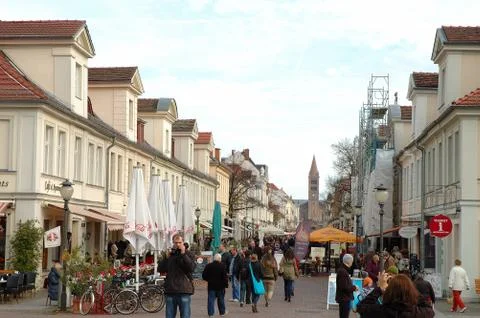 POTSDAM, GERMANY - OCTOBER 19: Brandenburg street in Potsdam 19.10.2013 Stock Photos