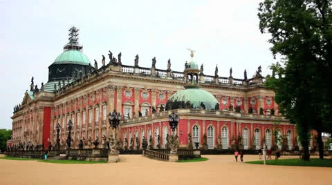 Potsdam Palace 2 Stock Footage 26089130