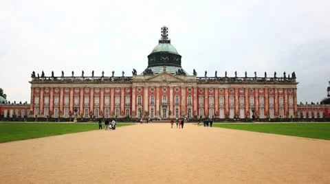 Potsdam Palace 3 Stock Footage 26088556