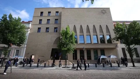 Potsdam recovers a synagogue destroyed during the Nazi era, POTSDAM, DE - 04 Jul Stock Footage 278602211