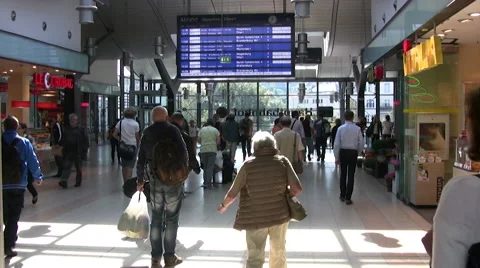 Potsdam station in Germany Stock Footage 42362496