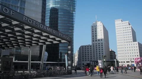 Potsdamer place Stock Footage 8928397