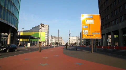 Potsdamer platz berlin 스톡 동영상 36934010