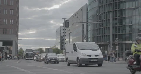 Potsdamer Platz - Berlin, Germany - 4K Stock Footage 68498918