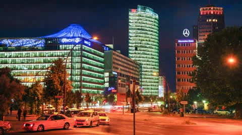 Potsdamer Platz, Berlin, Germany Stock Footage 26352418