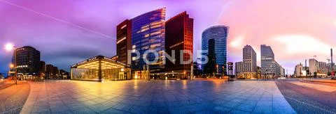 The Potsdammer Platz in Berlin, Germany Stock Photos