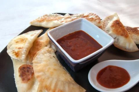 Potstickers Stock Photos