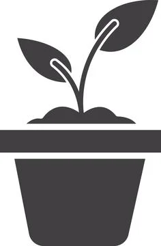Potted plant Stock Illustration