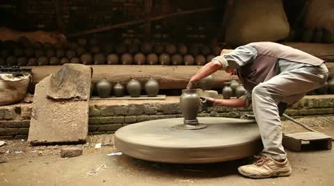 Potter Stock Footage 24636560