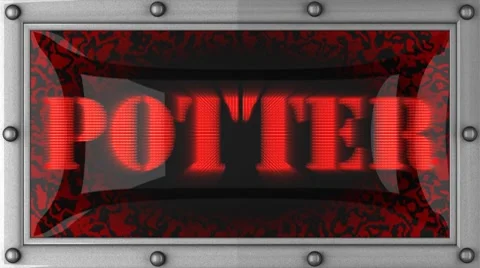 Potter on led Stock Footage 8734194