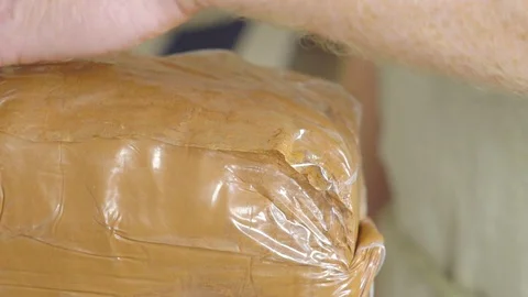 The Potter prepares the clay Stock Footage 97688874