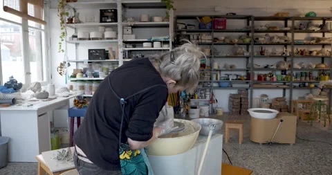 Potter at work Stock Footage 329312591