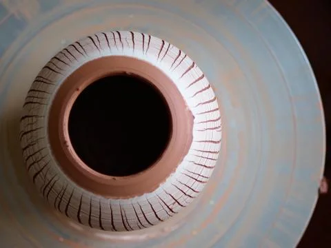 Potter at work Stock Photos