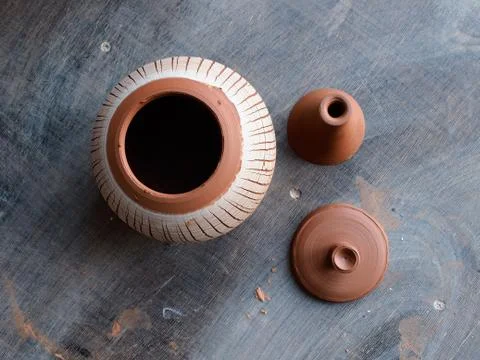 Potter at work Stock Photos