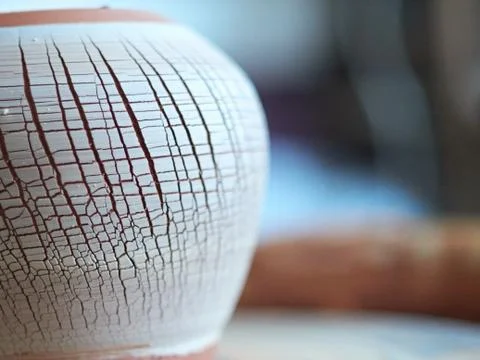 Potter at work Stock Photos