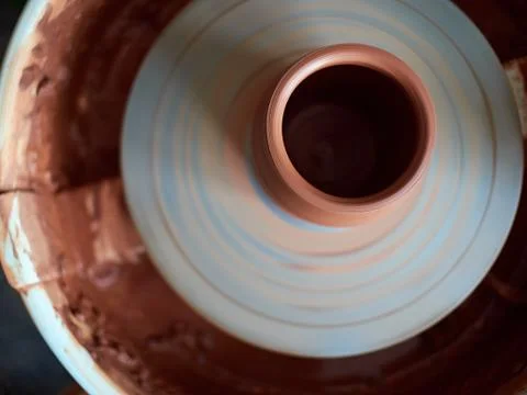 Potter at work Stock Photos