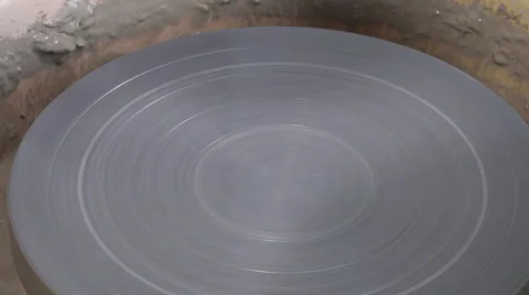 Potter working with clay Video stock 58785458