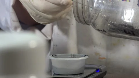 Potter working with clay Video stock 58789044