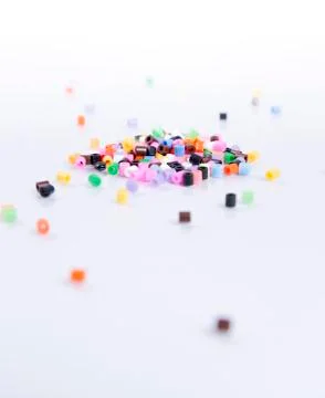 Pottering Pearls in Different Colours Foto stock