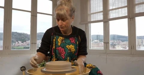 Potter's Artistic Creation: Stock Footage 329297761