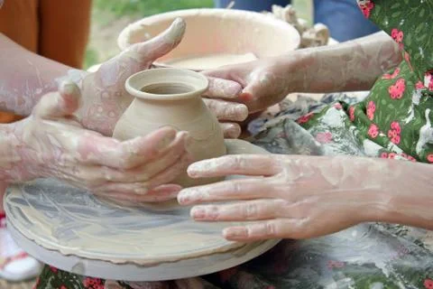 Potter's eewhl Stock Photos