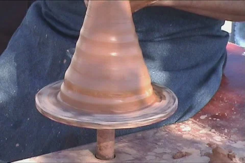 Potters hands Stock Footage 116968