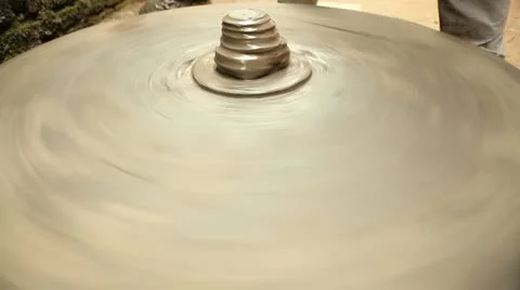 Potter's hands Stock Footage 24636529