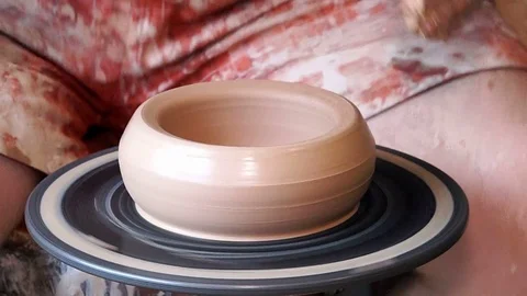 Potters wheel Video stock 97523873