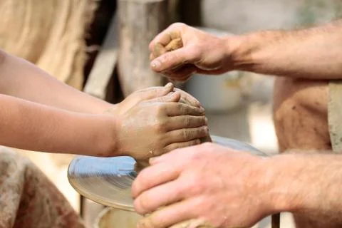 Pottery art. Stock Photos