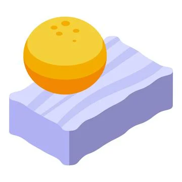 Pottery ball icon isometric vector. Workshop class Stock Illustration