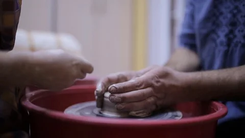 Pottery being made Stock Footage 70173611