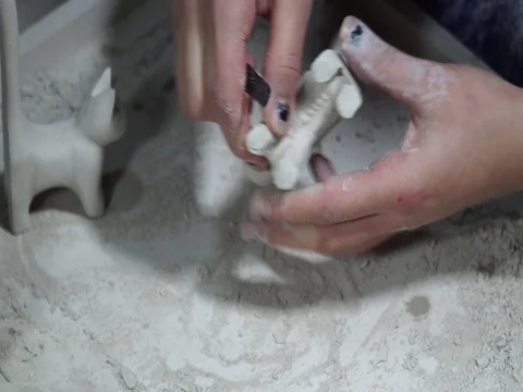 Pottery cast work Stock Footage 82627540