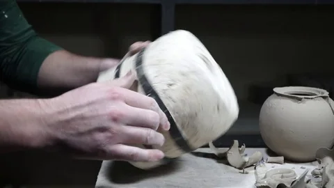 Pottery cast work Stock Footage 82627599