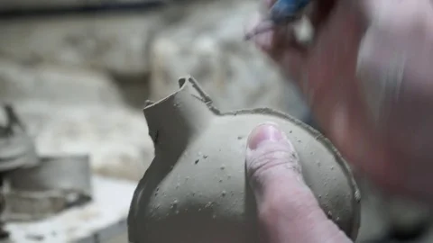 Pottery cast work Stock Footage 82671039