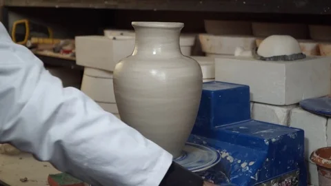 Pottery cast work Stock Footage 82671318